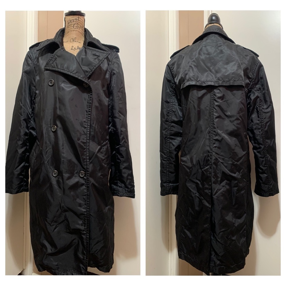 Express Jacket Womens Black Double Breasted Coat M